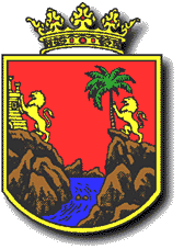 Escudo de Chiapas, donde se representa el Can del Sumidero en memoria de la leyenda chiapaneca