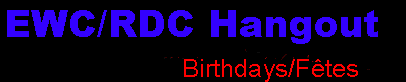 Birthdays!