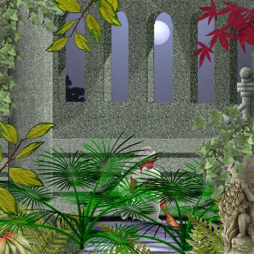 Moonlit Atrium