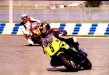 Riding a Penguin School EX500 (#5) at Daytona, November 1997