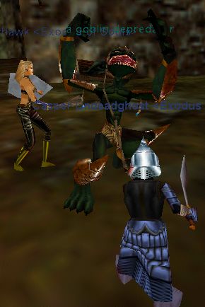 A Depredator howls in futile rage