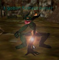 A Goblin Flamedrowser conjures some bad mojo