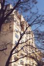 looking up at the 12th and 13th floors