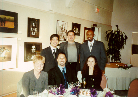 AMD Staffing from 1997-6/2000, this group rocked and kicked ass.  (Eric Yeung, Rob Lake, Solomon Kassai, Rhonda Nyberg, Darrin Baja.)     (Someone once asked, doesn't that guy look like someone from the movie 3000 Miles to Graceland?) 