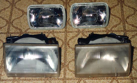 photo of old and new lights