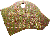 Sirius' Rabies tag
