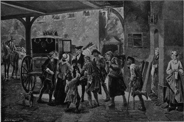 'The Doles of Montreuil' by Eyre Crowe A.R.A. (1901)
