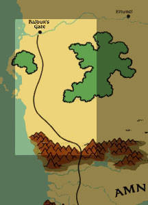 map of the sword coast