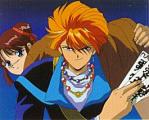 Tasuki kidnaps Miaka