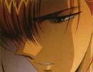 Tasuki's face in the shadows