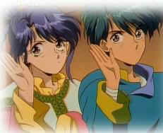 On the other side he finds Tamahome and Nuriko listening 