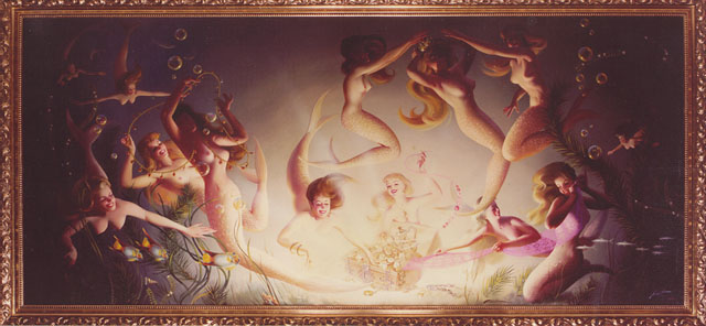 framed mermaids artist unknown