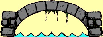 Stone bridge and water