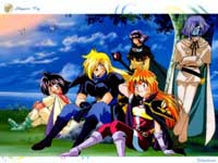 Slayers pencilboard turned wallpaper