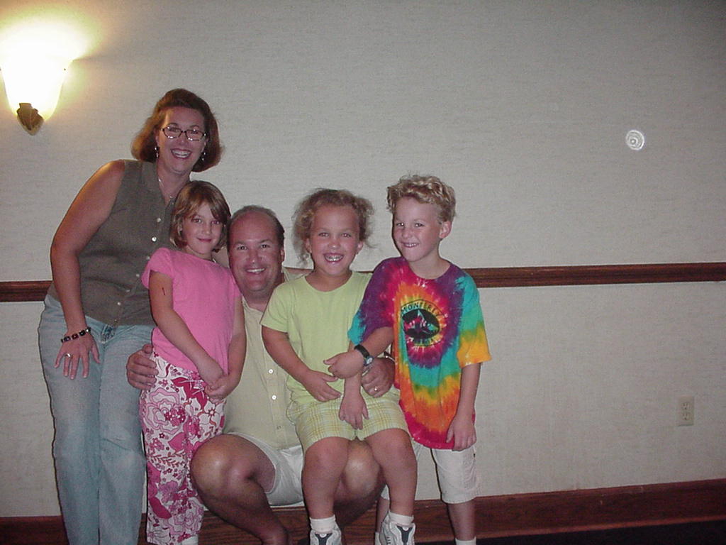 The Griffith family: Ann, Lucy, Michael, Katie, and Peter