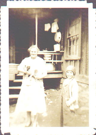Elizabeth Ema Graham Cyphers and unidentified boy