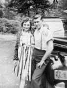 Irene and unidentified man