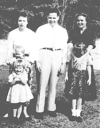 Iretta, Dad, Virginia, Frances, Janey, Me