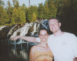 Brian and me at Bond Falls MI