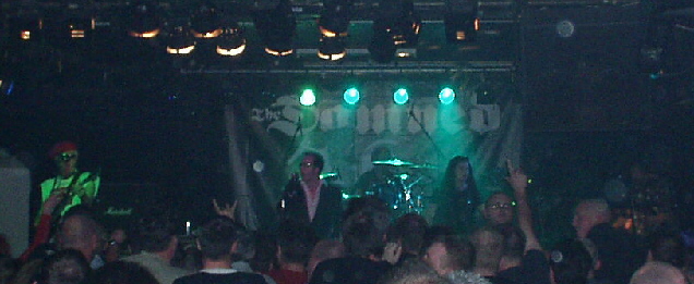 L-R: Captain Sensible, Dave Vanian, Pinch, Patricia Morrison, Monty