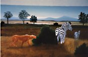 Lion & Zebra