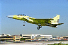 Landing at St Louis following first flight
