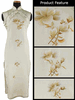 Silk Embroidered Magnolia Dress