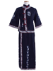 Blue Flowered Matching Set