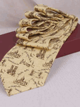 Gold Castle Silk Tie