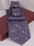Baseball Player Silk Tie