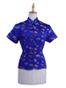 Imperial Empress Fan Patterned Blouse