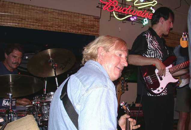 Joe Walsh with drummer Lee Bittner and Joe Zito