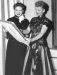 Lucille Ball with Costume Designer, Elois Jenssen.