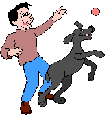 boy and dog