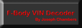 F-Body VIN Decoder