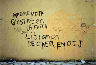 Madre mota que estas en la nota libranos de caer en el OIJ