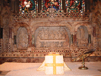full view of reredos
