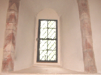 Left hand Window in North Wall
