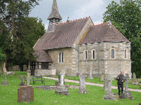 Front of the church