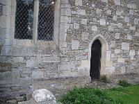 South wall in late sunlight