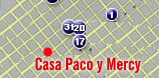 Mapa - Esta zona incluye: CASA PACO Y MERCY, Casa de la Amistad, Restaurante 1830 , Unión Francesa, Doña Juana (Restaurante Paladar) y Parque John Lennon (Centro Cultural)