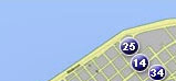 Mapa - Esta zona incluye: Casa de las Américas, Hotel Presidente y Museo de la Danza.