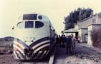 Coche motor 2779 detenido en estacion Casbas - 10/9/1977.Carlos Perez Darnaud