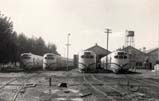 Coches Motores Ganz en la Base Puente Alsina del FCGB en 1977.Juan Carlos Gonzalez 