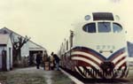 Coche Motor Ganz 2779 en estacion San Sebastian -10/9/1977.Carlos Perez Darnaud