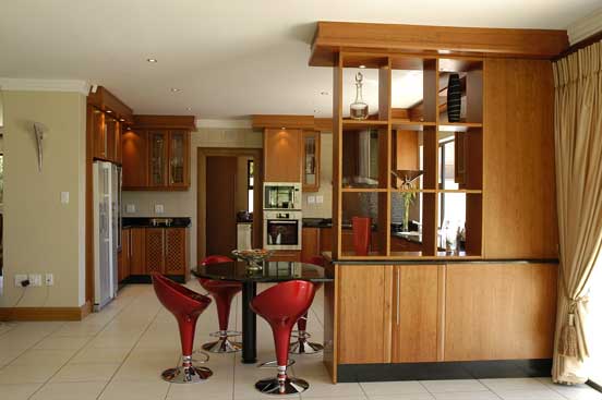 Modern beechwood kitchen 