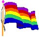 bANDEIRA GAY( Arco-iris )
