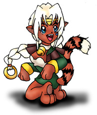 Aisha kitty is too cute, no da! She's actually very friendly, but can get so fierce, nan no da!