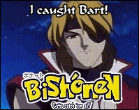 Bart: YAY! I'M IN DA SPOTLIGHT! Laria: Could you maybe... tone it down a bit? Bart: NO WAY!!!! EVERYONE LOOOOOK AT MEEEEEEEEE!!!! Laria: -_-;;;