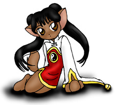 Meilin kitty is always fighting with Wufei kitty, no da! Sometimes kitties are really weird, nan no da...